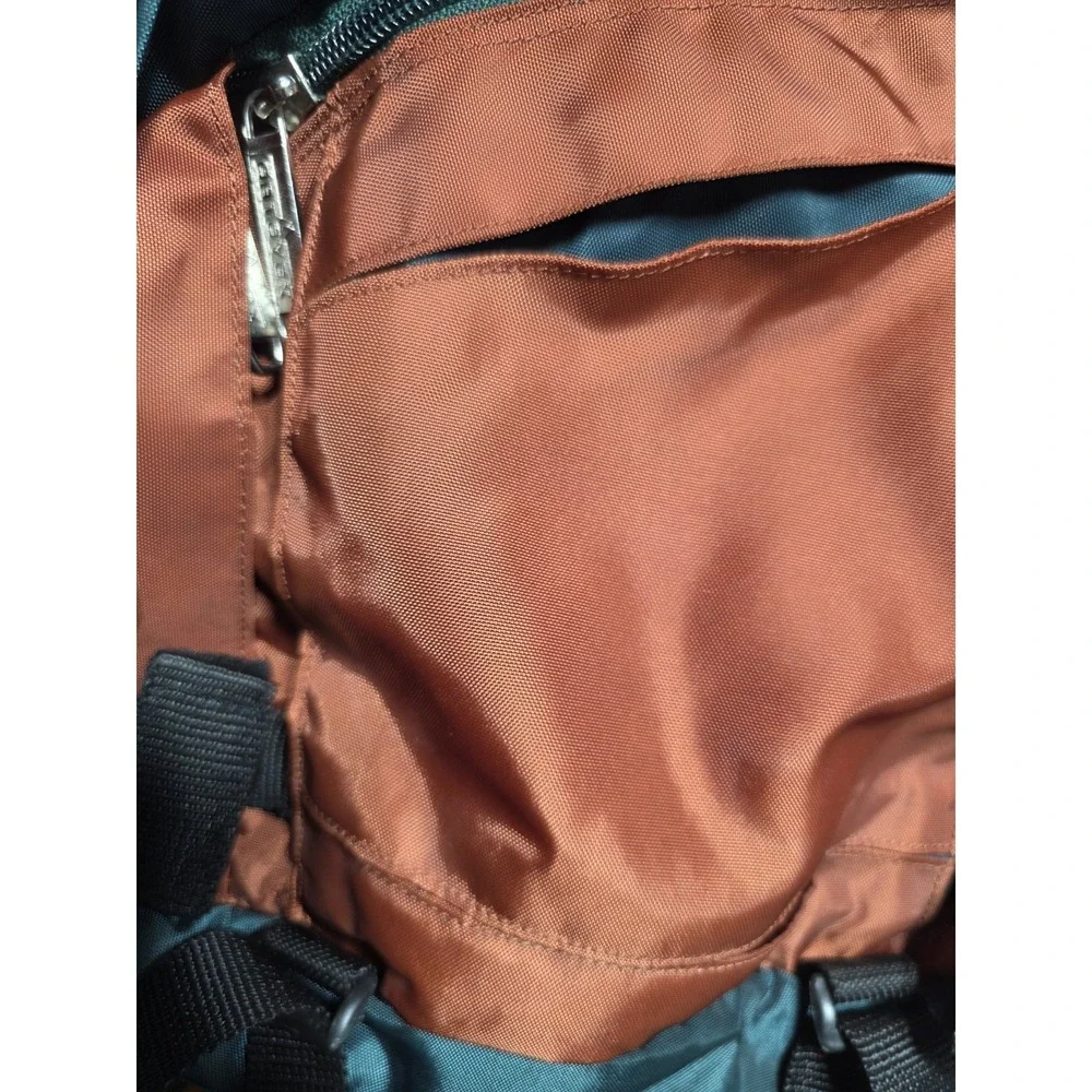 Vintage Ortovox CUMULUS Tour Hiking Backpack GREEN Orange Yellow SEE DESCRIPTION